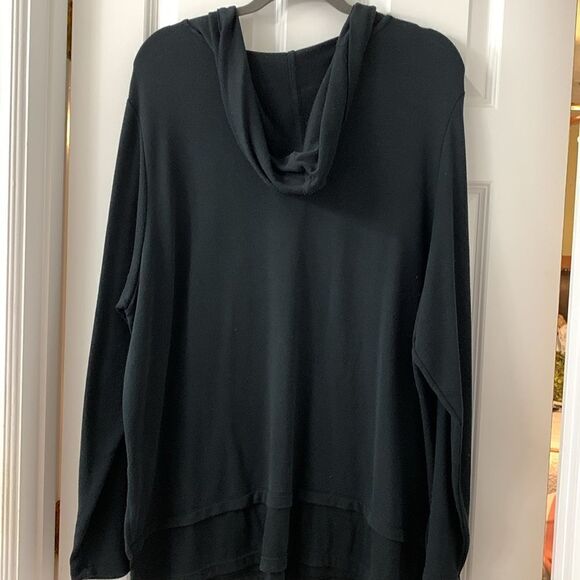 CuddlDuds size 2X ultras soft comfort who did V-neck black pull over - Picture 2 of 6